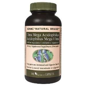  GNC Natural Brand Ultra Mega Acidophilus Health 