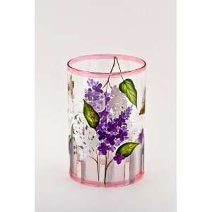  Lilac Fences Glass Double Tea Light Holder: Home & Kitchen