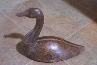   Duck Decoy Carving Vintage Folk Art Hunting Goose Decorative  
