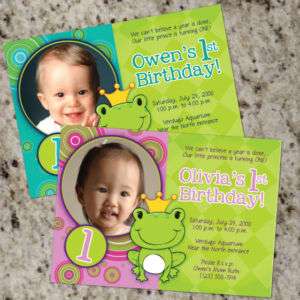 Frog Prince / Princess * Invitations   Print Your Own  