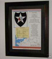 2nd Infantry Division, World War II, Framed  
