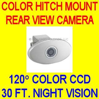 TRAILER HITCH COLOR REAR VIEW CAMERA BACKUP BACK UP CCD  