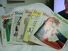 RARE 1989 lot of sheet music magazines  