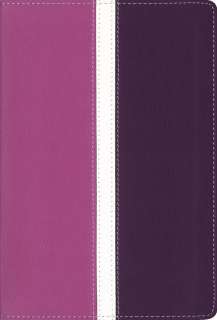   Bible Compact Italian Duo Tone Dark Orchid Deep Plum Purple Thin