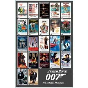 James Bond 007 Poster und Kunststoff Rahmen   Kinoplakate (91 x 61cm 