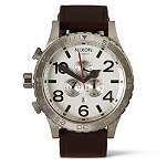 NIXON A124NX002113 51–30 Chrono leather watch