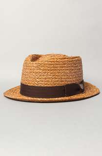Brixton The Delta Hat in Brown Straw  Karmaloop   Global Concrete 