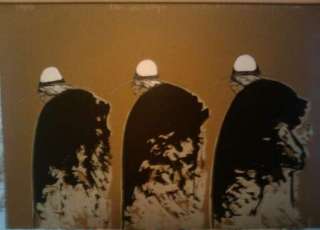 Amado Pena Tres en Negro 1981 Seri Gallery $7,280.  