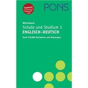 PONS Wörterbuch für Schule und Studium Englisch 1. Englisch 