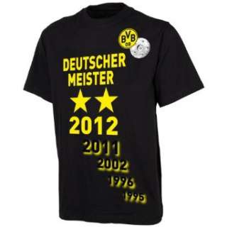 Kappa Uni T Shirt BVB Meister 1  Sport & Freizeit