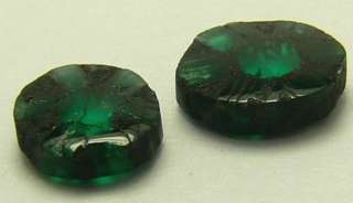 Loose Natural Colombian Emerald Trapiche Pair 1.33cts  