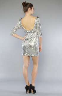 Blaque Label The Sequin Mini Dress in Matte Silver  Karmaloop 