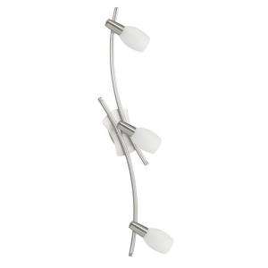   Matte 3 Head Nickel Track Lighting Fixture 20607A at The Home Depot