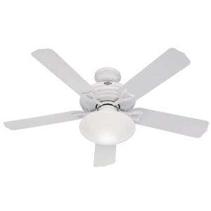   52 in. Indoor/Outdoor White Ceiling Fan 23697 