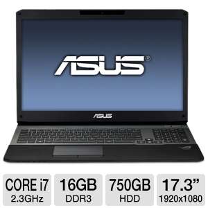 ASUS G75VW TS72 Gaming Notebook   3rd generation Intel Core i7 3610QM 