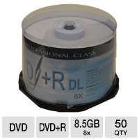 Lead Data PDP 85GK 5008 DVD+R DL Spindle   8x, 8.5GB, 50 Pack