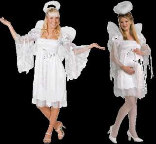 Engel Angel auch für Schwangere Karneval Kostüm STD  