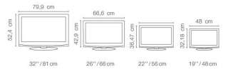 Toshiba 22AV703G 55,9 cm (22 Zoll) LCD Fernseher (HD Ready) schwarz 