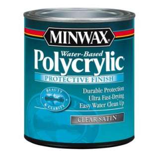 Minwax Polycrylic 8 oz. Clear Satin Protective Finish 23333 at The 