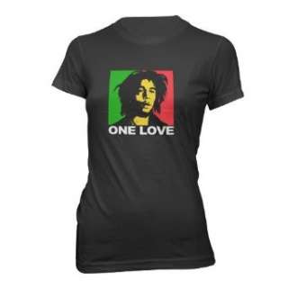 Marley   One Love T Shirt, Damen  Bekleidung