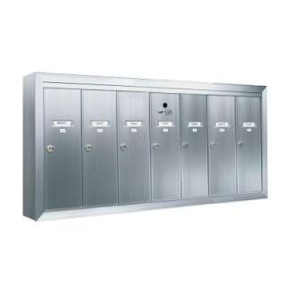 Florence 1250 Vertical Series Surface Mount 7 Compartment Mailbox 