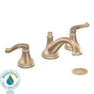 MOEN Savvy Two Handle Lavatory Faucet in Brushed Bronze Trim Only 