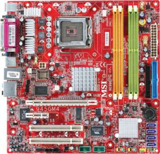 Mainboard MSI 945GM4 MS 7267 ver 3.2 Mikro ATX NEU & OVP   