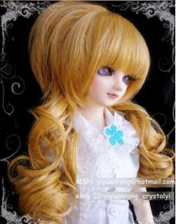 BJD Doll Hair Wig 8 9 DW042 Brown 1/3 SD DZ DOD LUTS  
