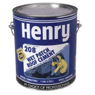 Henry 208 Wet Patch Roof Cement 0.90 Gal HE208142 