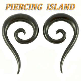 Paar (1 pair) handgefertigte organische Ohr Piercing Sicheln ( Claw 