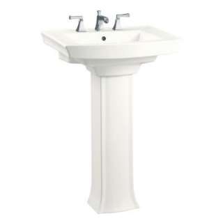   Pedestal Combo Bathroom Sink in White K 2359 4 0 