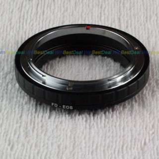 Macro FD Lens To Canon EOS EF Camera Mount Adapter Ring without glass