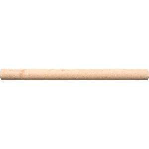 MS International 3/4 In. x 12 In. Ivory Travertine Pencil Molding Wall 
