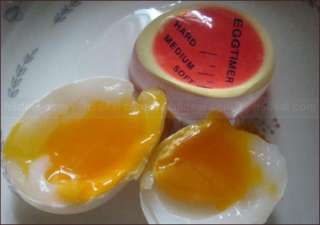 heat sensitive graduated scales show when eggs are soft medium