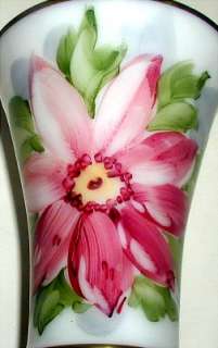 Deluxe Inc. Bristol Vases Hand Painted & Signed POPPY  