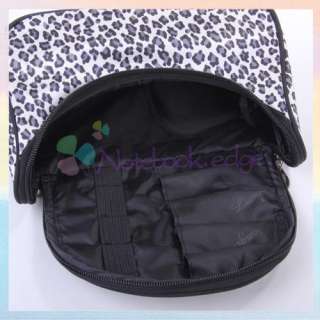 Handy & Fad Leopard Cosmetic Make Up Train Case Bag Box  