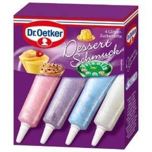 Dr. Oetker Dessertschmuck Glitzerstift, 5er Pack (5 x 76 g Packung 