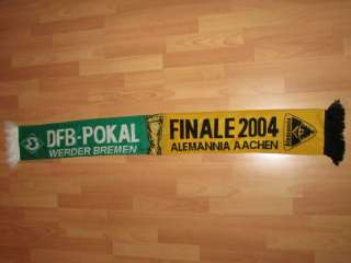 DFB Pokal Finale 2004 Alemannia Aachen vs SV Werder Bremen Schal 