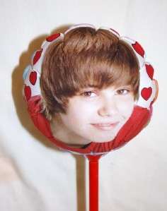 JUSTIN BIEBER Heart Photo BALLOON Personalized Gifts  