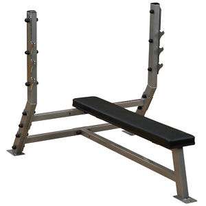   Clubline Commercial Grade Flat Olympic Bench Press 638448001206  