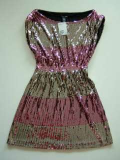 NEU Party Kleid Paillette rosa bronze silber M in Berlin 