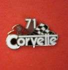 1971 OR 1972 CORVETTE HAT LAPEL PIN TIE TAC TACK AUTO GIFT w BUTTERFLY