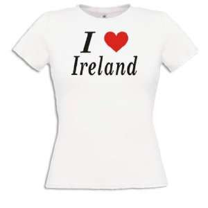 LOVE Ireland T Shirt Damen S XXL  Sport & Freizeit