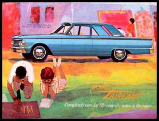 1962 Ford Fairlane, 500 ORIGINAL Dealer Sales Brochure