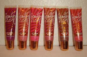 Victorias Secret Beauty Rush SPF 15 Lip Gloss Mix X 6  