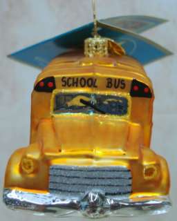 RADKO Field Trip ORNAMENT Transit SCHOOL Bus 001730  