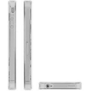 Stylisch Hülle Case Tasche Cover Weiss für iPhone 4  
