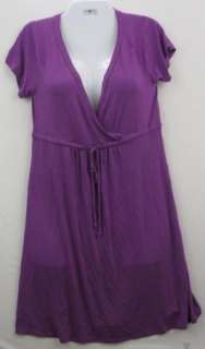 Nicole Miller Cover Up Swimsuit Shower New Purple S sm  