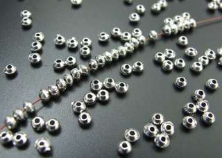 800 Tibetan Silver Tiny Disc Spacers Beads B924  