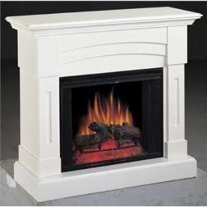  Berkeley Traditional White Classic Flame Electric 